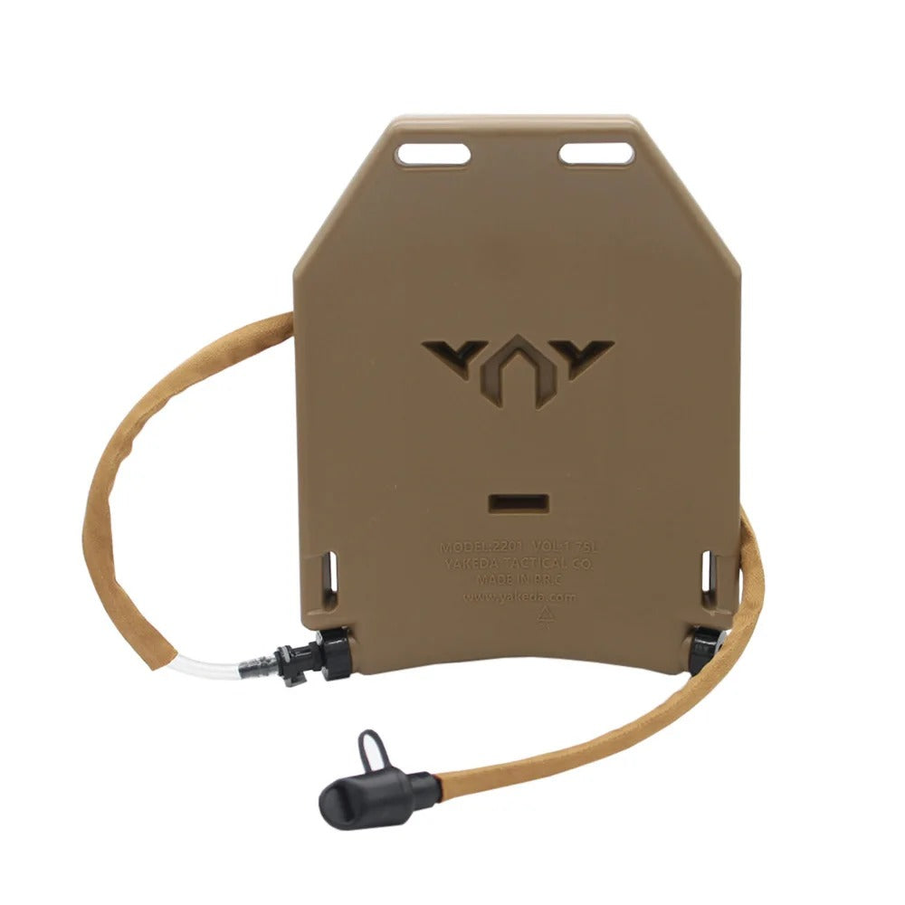 1.75L Plate Cut Hydrogen Storage Hydration Case Water Panel For Molle Combat Assault Plate Carrier JPC CPC AVS Tactical Vest