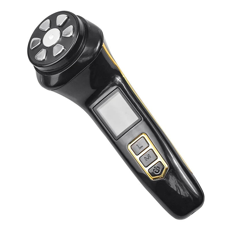 4 IN 1 Mini HIFU Machine 3nd Generation EMS Pulse Warm Up Facial Massager for Faces and Body Ultrasound Beauty Device