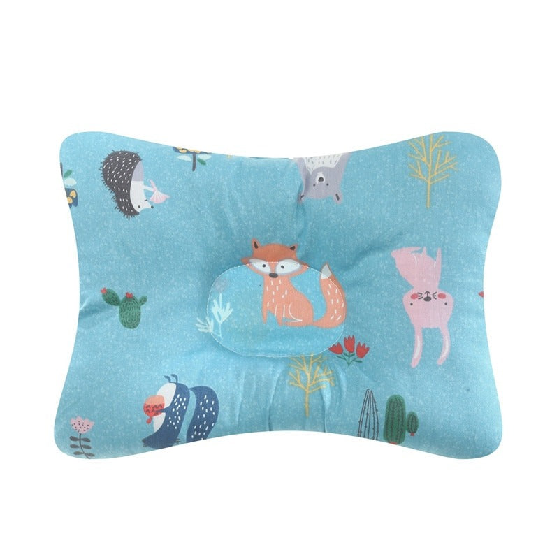 Baby Head Pillow Printed Cushion-sky blue