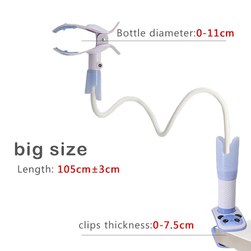 Bottle Holder Baby Hands-Free Feeder - blue 105cm
