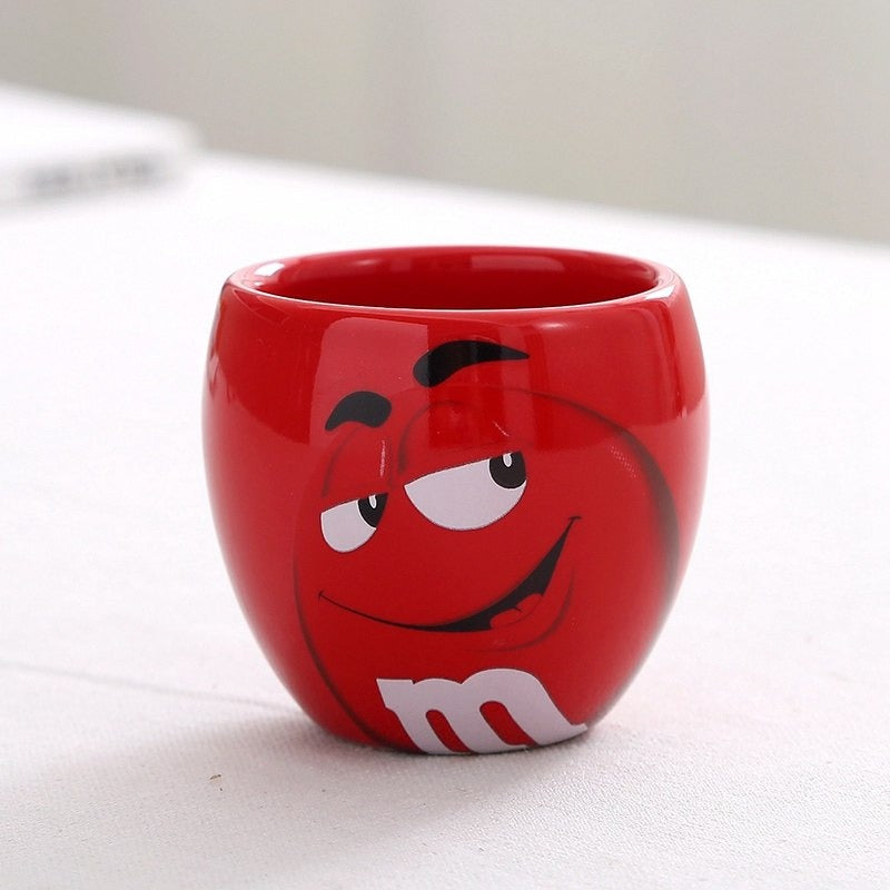Cute Mugs Cartoon M&Ms Cups-red