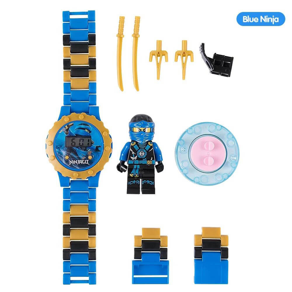 Super Hero Lego Blocks Watch - Blue Ninja