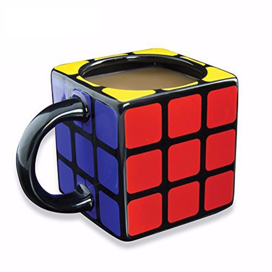 Ceramic 3D Rubik's Cube Mug