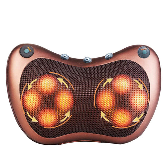 Massage Pillow Relaxation Therapy with Heater - 8 head with magnet