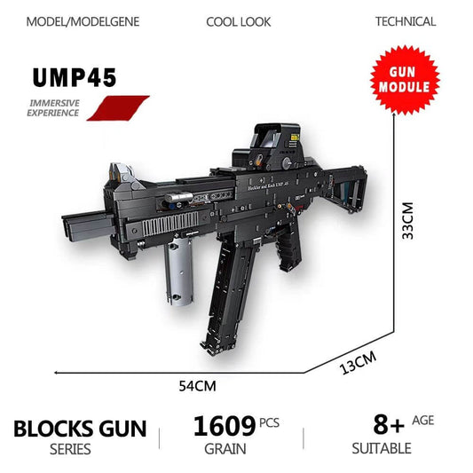 Military Blocks Guns UMP45 Model