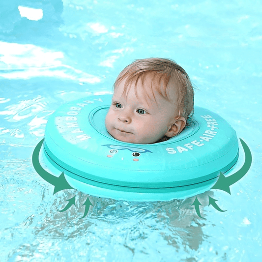 Neck Floaty for Infants Swimming Aid Sky Blue