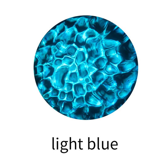 Waterproof Outdoor Water Wave Oecen Wave Light Water Wave Effect Projector with gobo projector - Light blue color, 60w waterproof